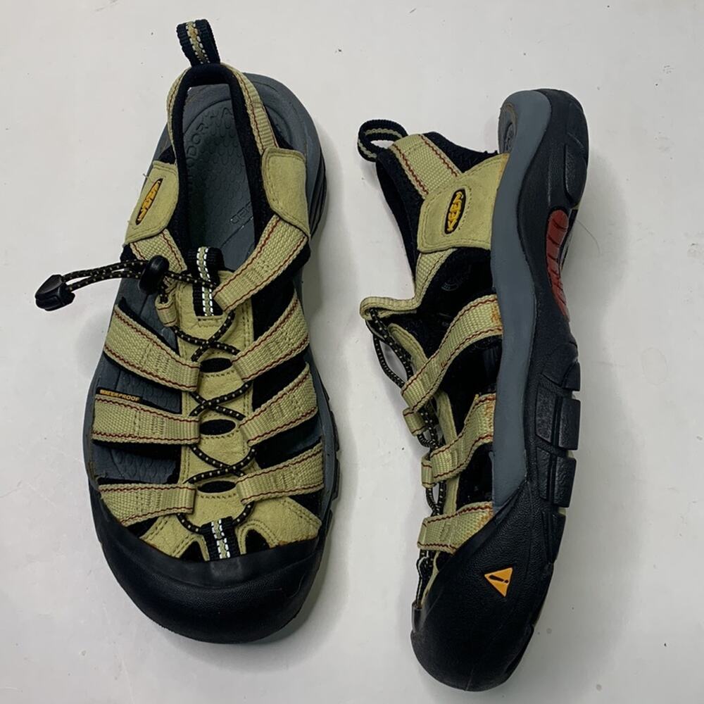 KEEN Newport H2 Waterproof Chartreuse Sandals Vibram Gore-Tex S-058 Sz 8.5 - Picture 2 of 10